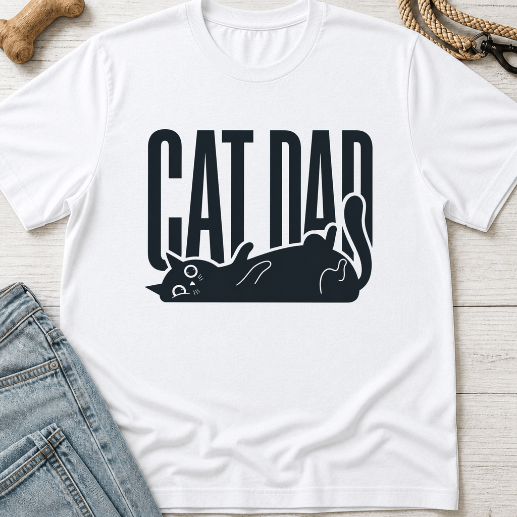 Tired Cat Dad T-Shirt