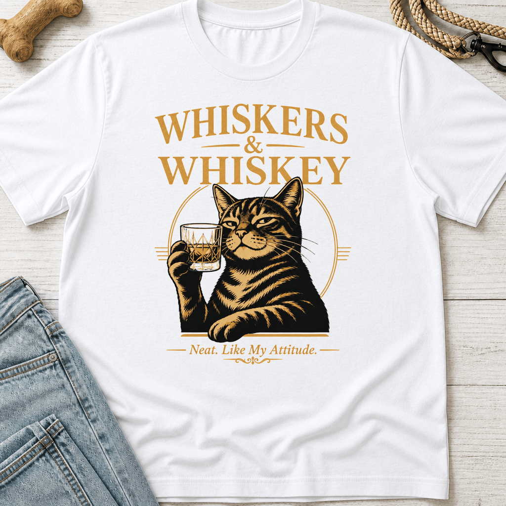 Whiskers & Whiskey T-Shirt