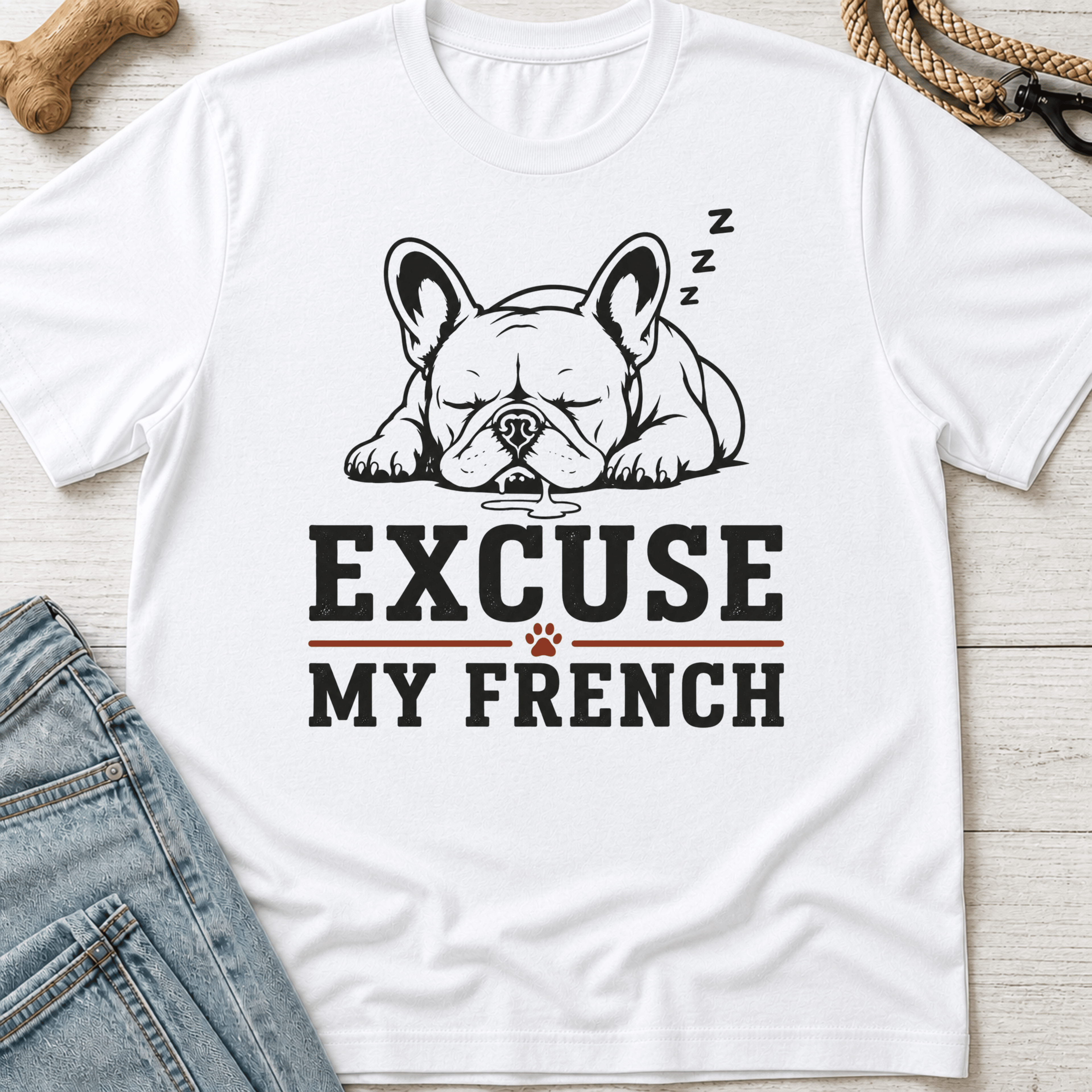 Excuse My French Drool T-Shirt