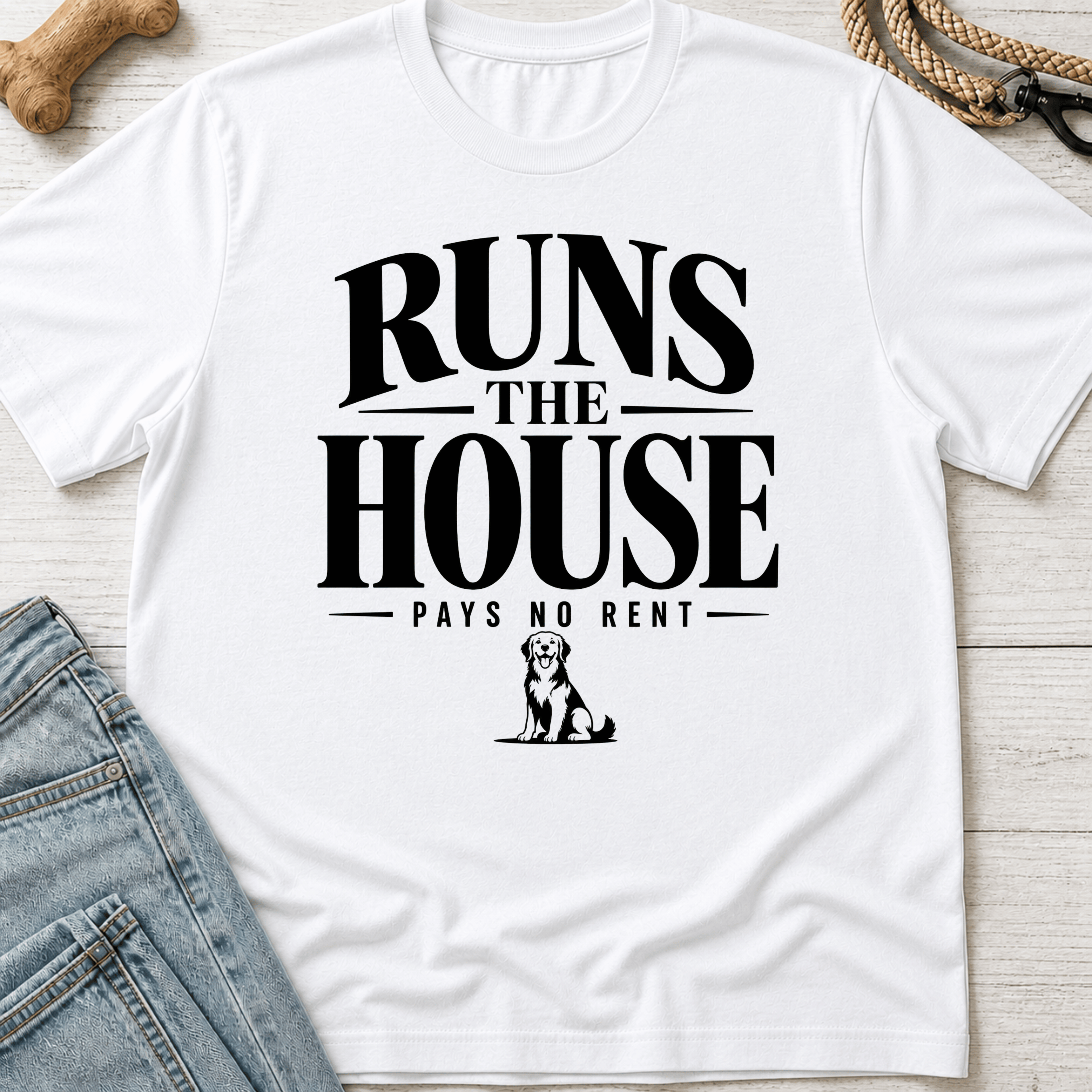Dog Runs the House T-Shirt