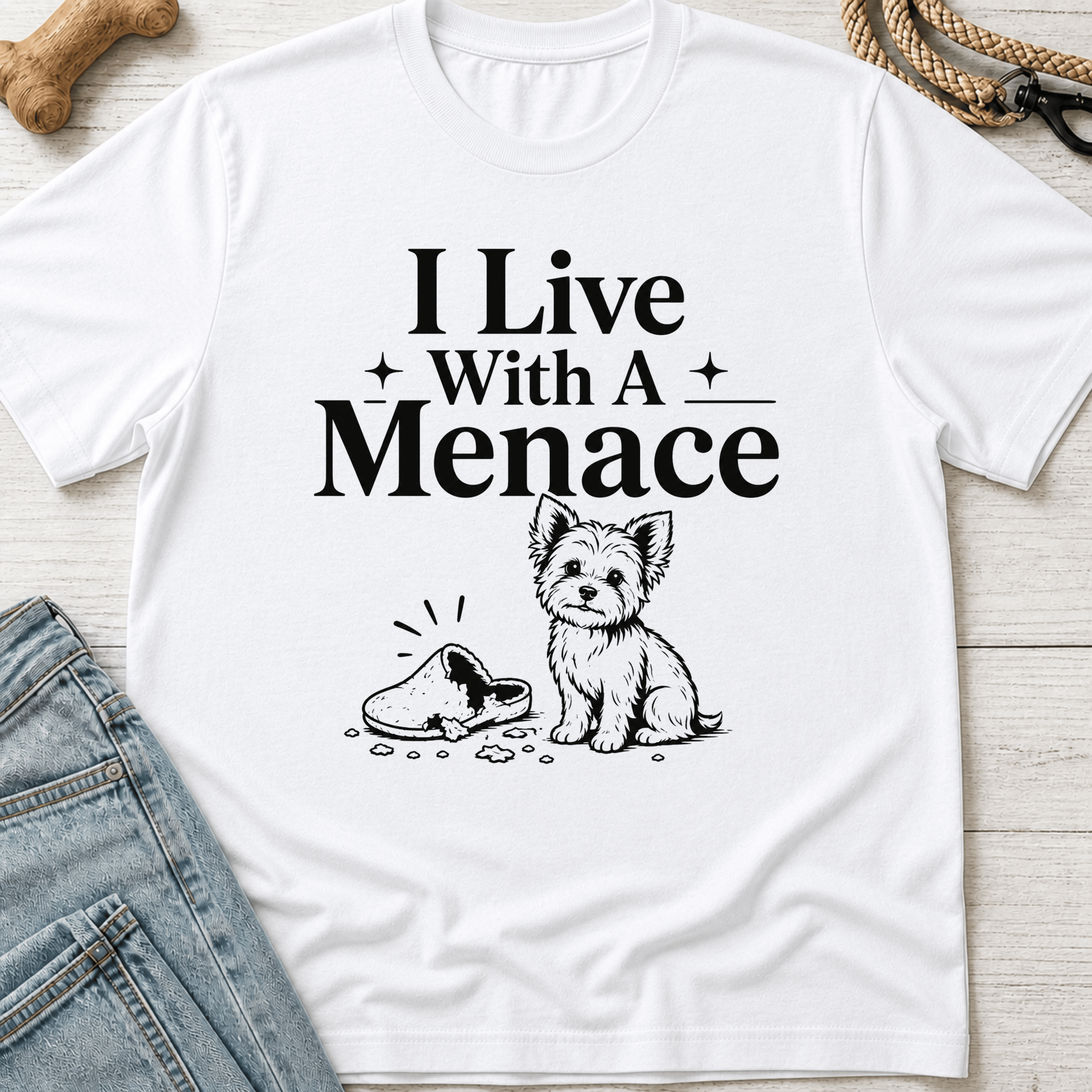 Menace Yorkie T-Shirt