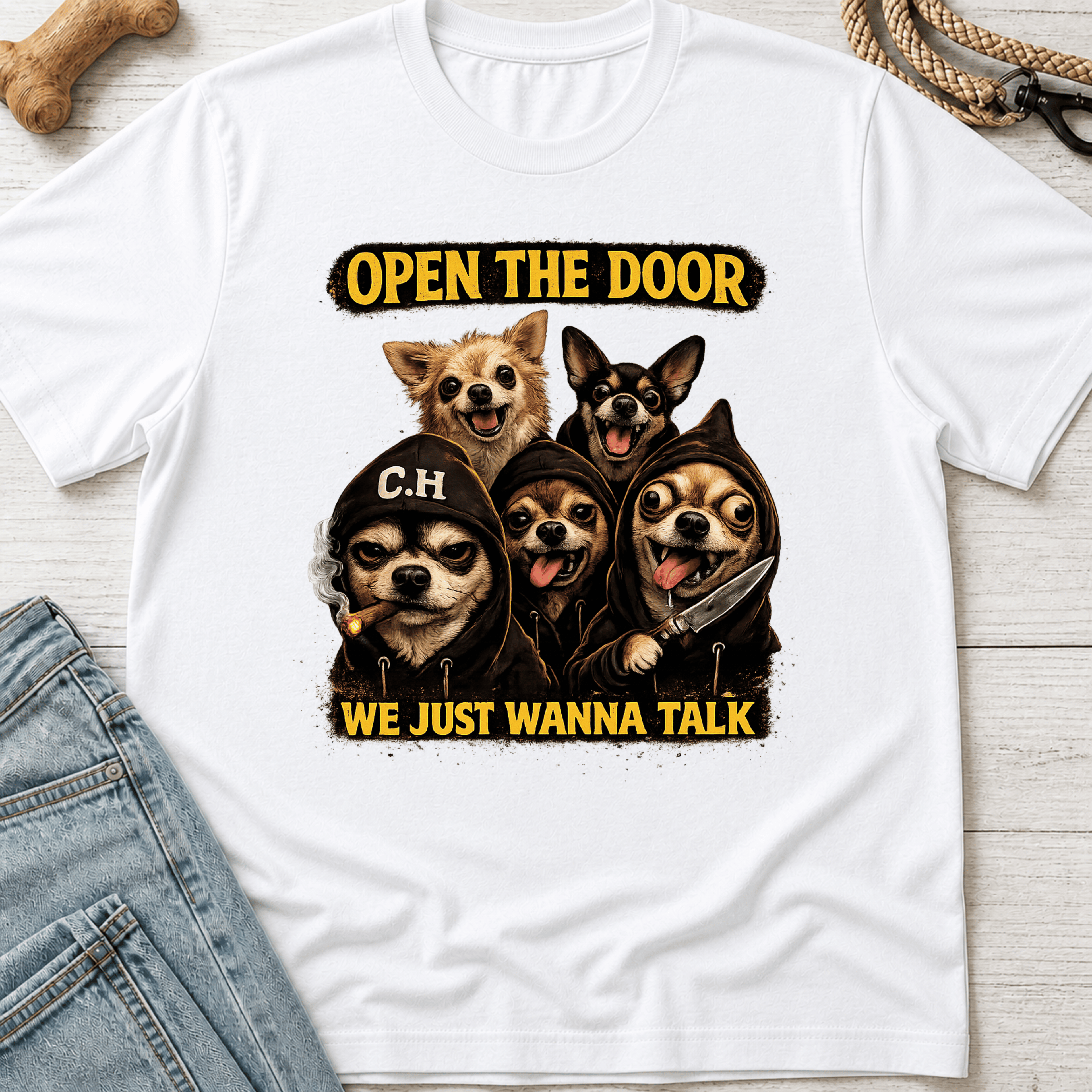 Open the Door Chihuahua T-Shirt