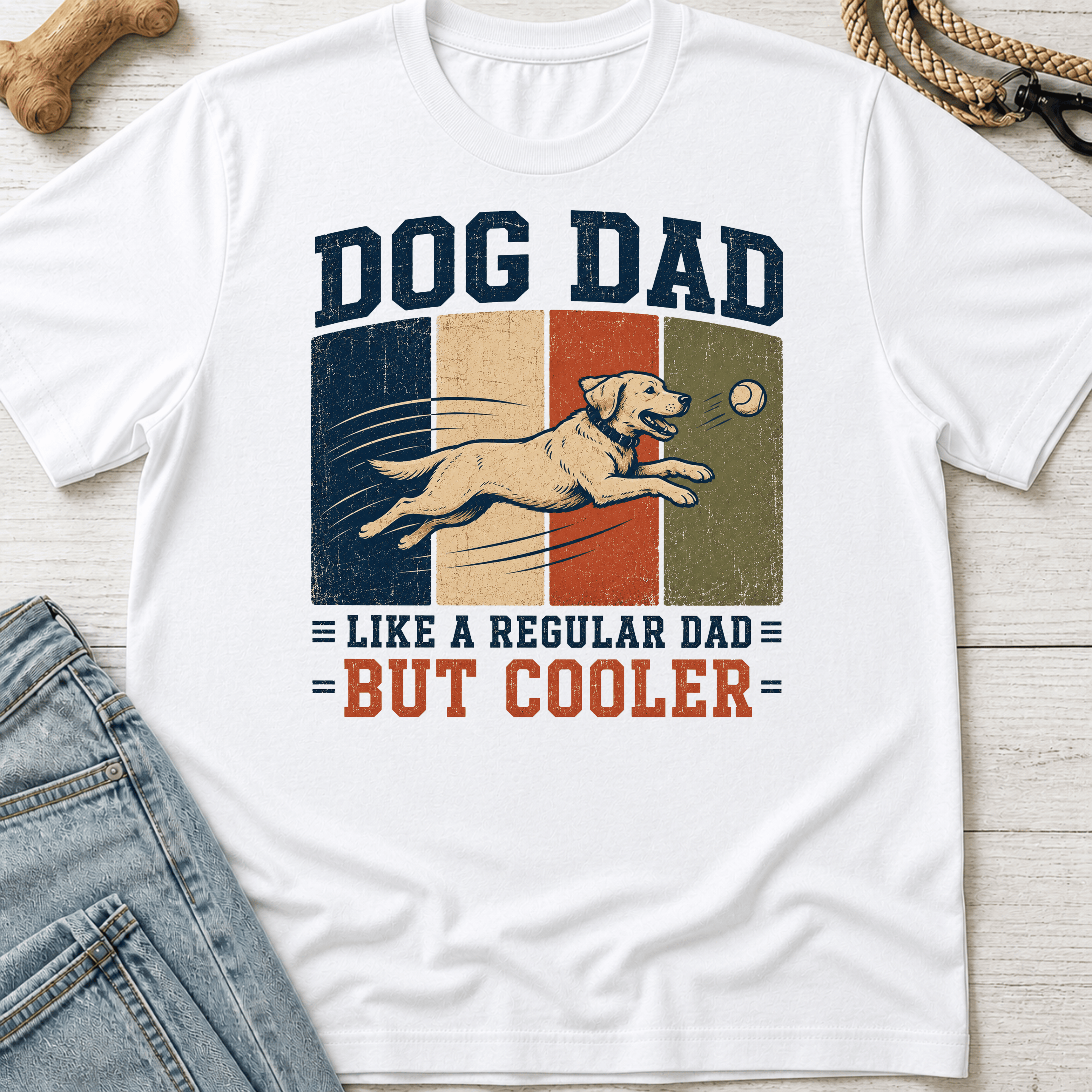 Cooler Dog Dad T-Shirt