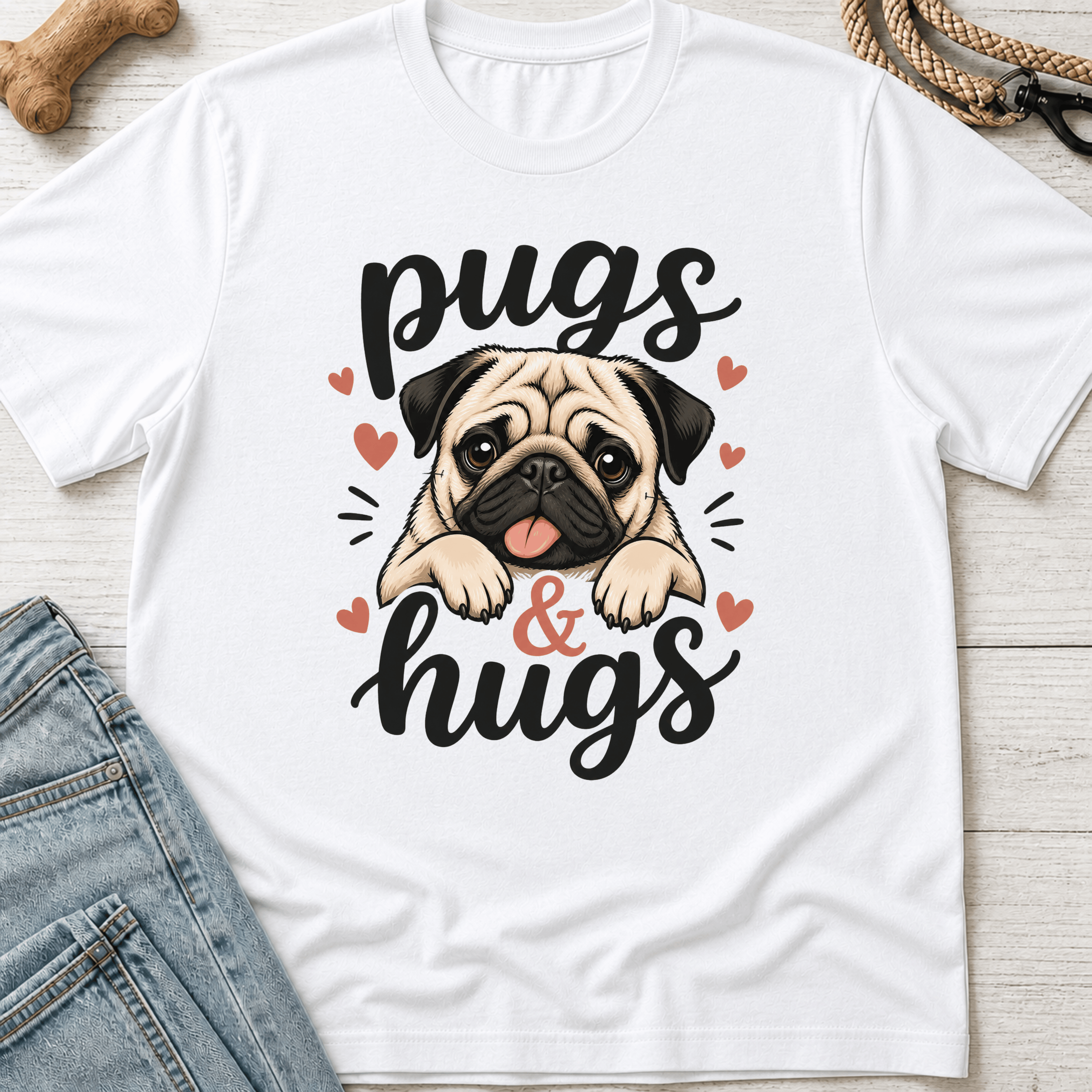 Pugs & Hugs T-Shirt